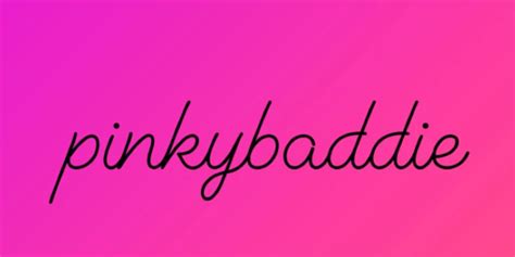 pinkybaddie OnlyFans Leaks 2025