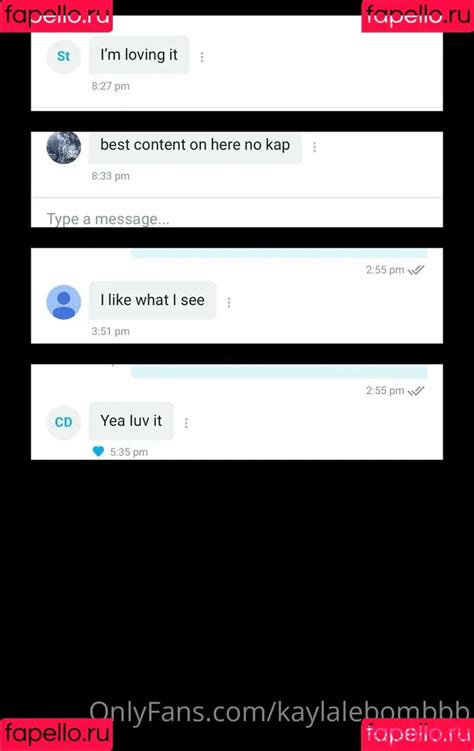 kaylalebombbb OnlyFans Leaks 2025