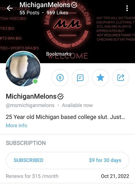 michiganmelons OnlyFans Leaks 2025