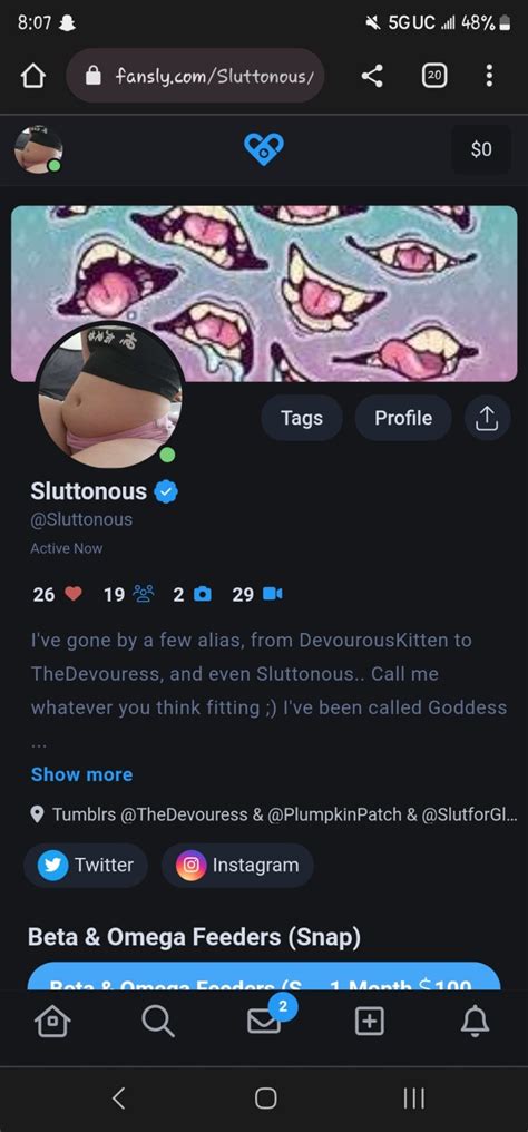 Sluttonous Fansly Leaks 2025