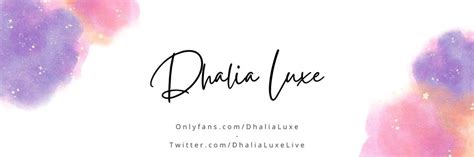 dhalialuxefree OnlyFans Leaks 2025