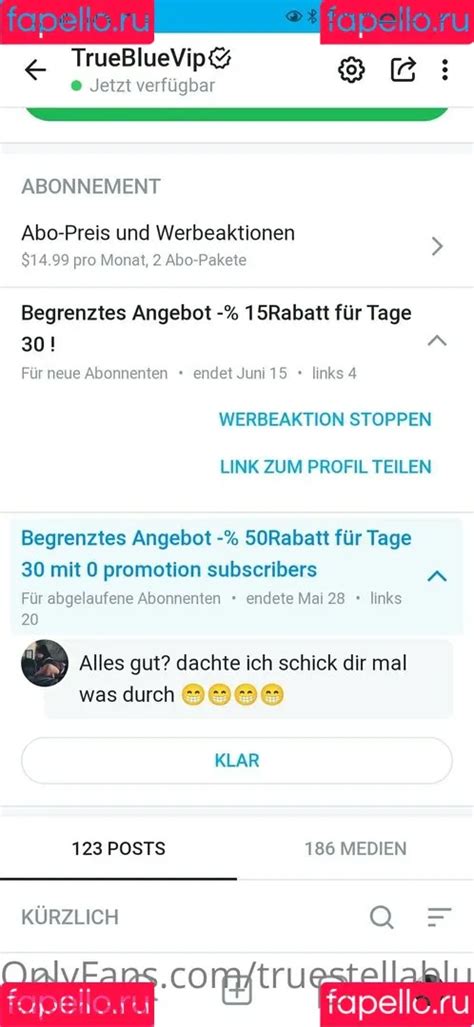 truestellablue OnlyFans Leaks 2025