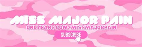 missmajorpain OnlyFans Leaks 2025