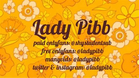 ladypibb OnlyFans Leaks 2025